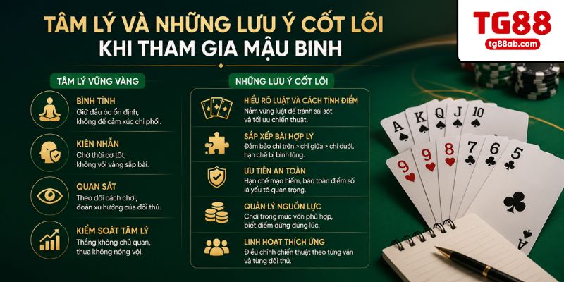 Những lưu ý cốt lõi khi tham gia mậu binh